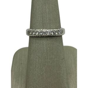 Platinum Tacori Etched .30cttw Diamond Band (14430)